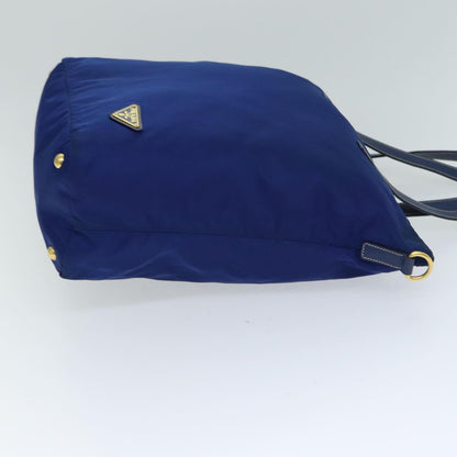 PRADA Tote Bag Nylon 2way Blue Auth 79151