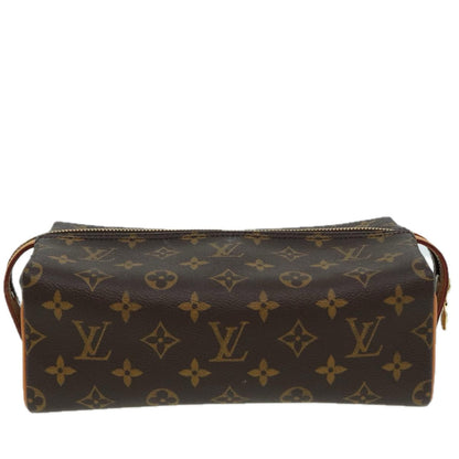 LOUIS VUITTON Monogram Trousse Patte Pression Cosmetic Pouch M47636 Auth 79342