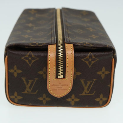 LOUIS VUITTON Monogram Trousse Patte Pression Cosmetic Pouch M47636 Auth 79342
