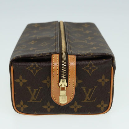 LOUIS VUITTON Monogram Trousse Patte Pression Cosmetic Pouch M47636 Auth 79342