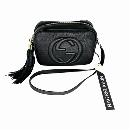 Gucci Soho small leather disco bag in black