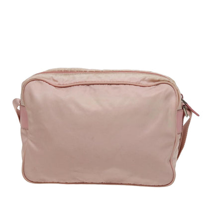 PRADA Shoulder Bag Nylon Pink Auth 79408