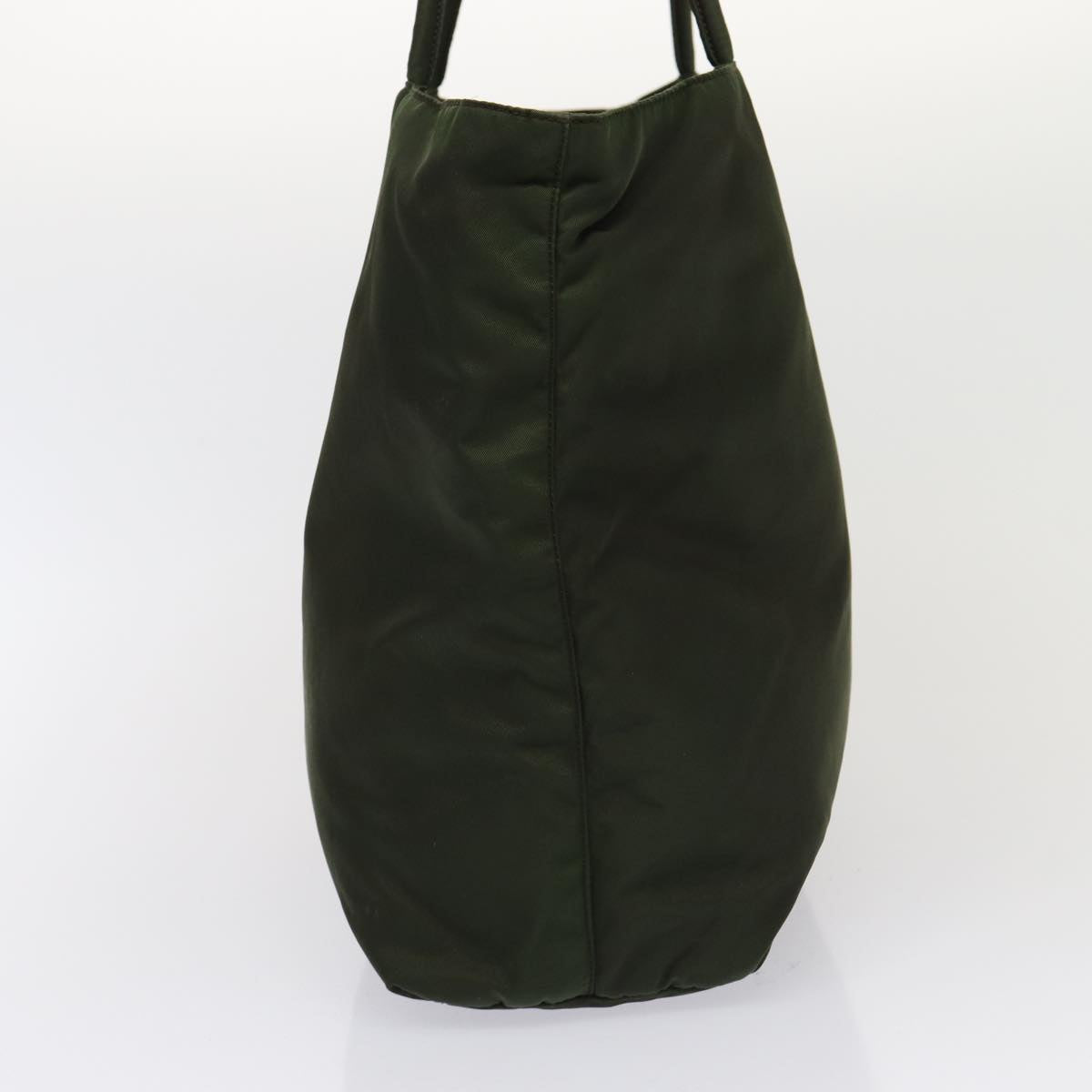 PRADA Tote Bag Nylon Khaki Auth 79522