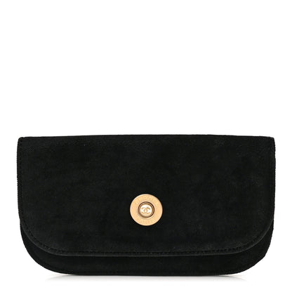 Velvet Flap Pouch Black