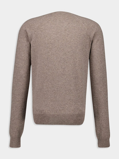 Taupe Grey Cassandre Cashmere Sweater
