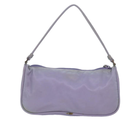 PRADA Accessory Pouch Nylon Purple Auth 79688