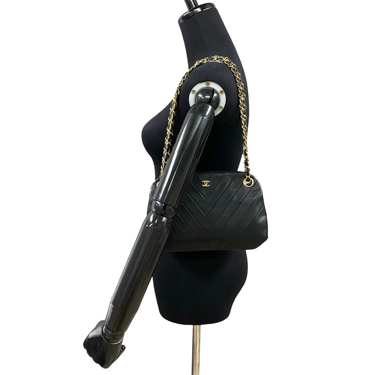 Chanel V Stitch Coco Lambskin Shoulder Bag