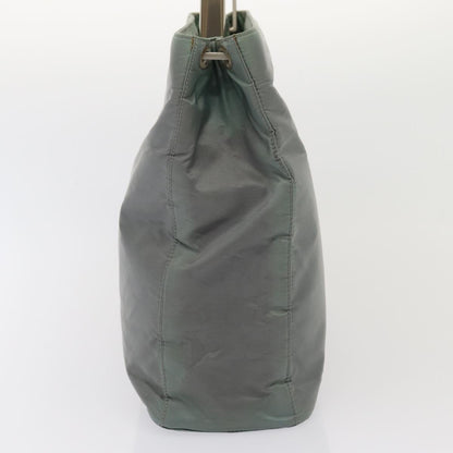 PRADA Shoulder Bag Nylon Gray Auth 79761