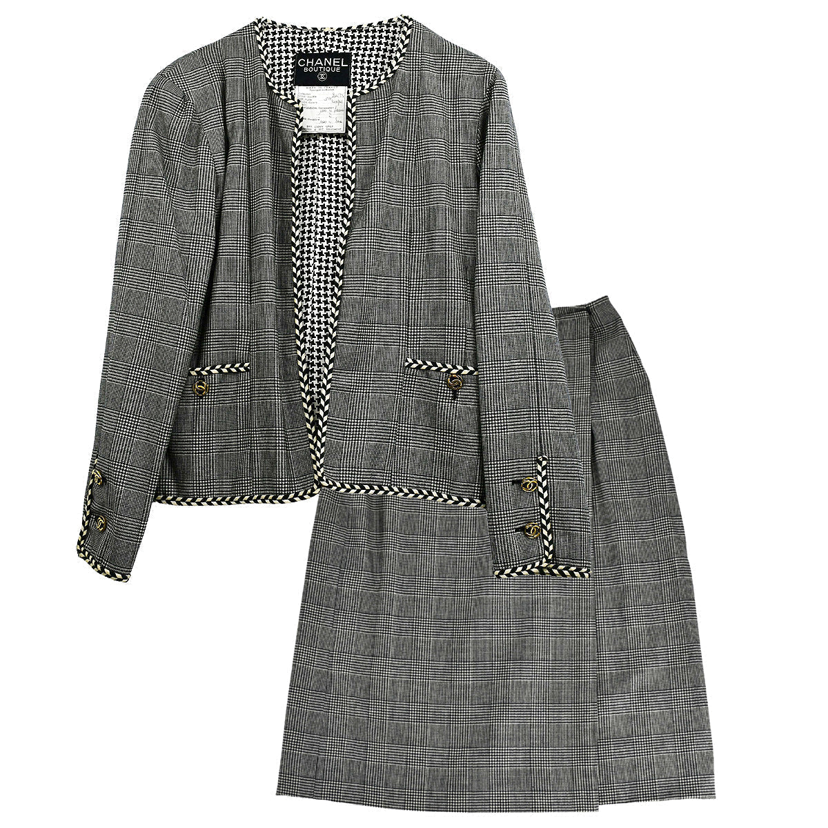 Chanel jacket skirt suit #34
