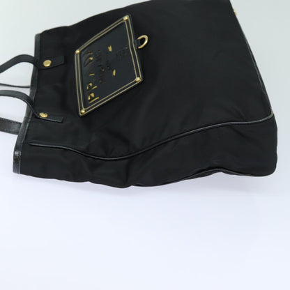 PRADA Tote Bag Nylon 2way Black Auth 79852