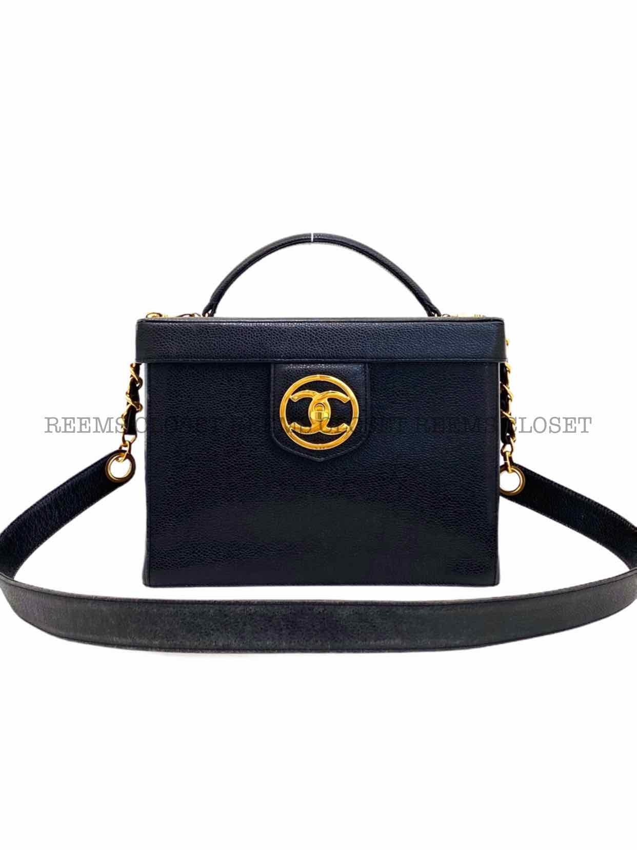 CHANEL Vintage Black Vanity Case