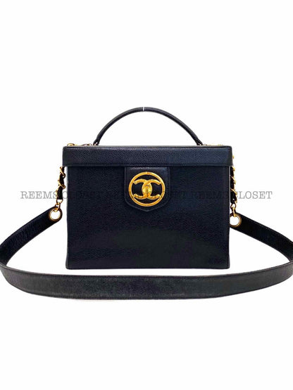 CHANEL Vintage Black Vanity Case