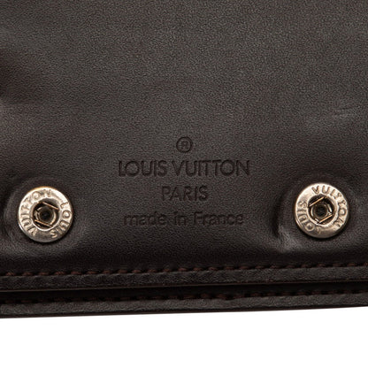 Louis Vuitton Monogram Glasses M66480 Long Wallet Leather Coffee Brown