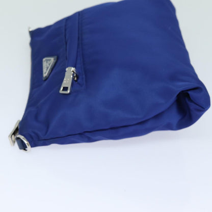 PRADA Shoulder Bag Nylon Blue Auth 79905