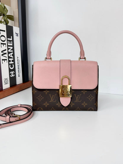 LOUIS VUITTON Monogram Locky BB Rose Poudre #1AAE