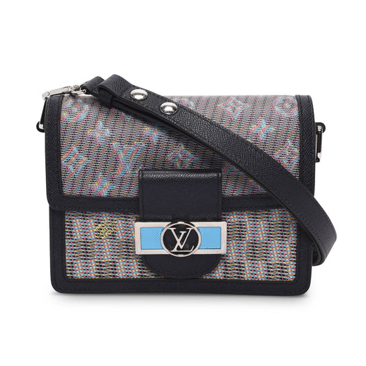 Louis Vuitton Blue Monogram LV Pop Mini Dauphine Bag