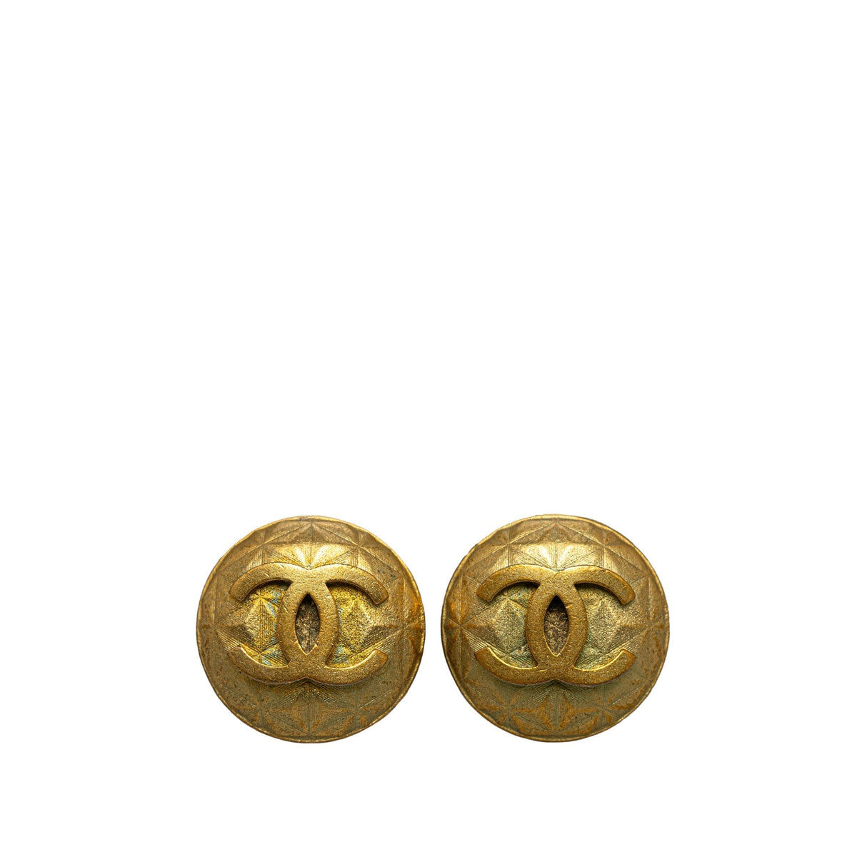 CHANEL CC Clip On Earrings Costume Earrings