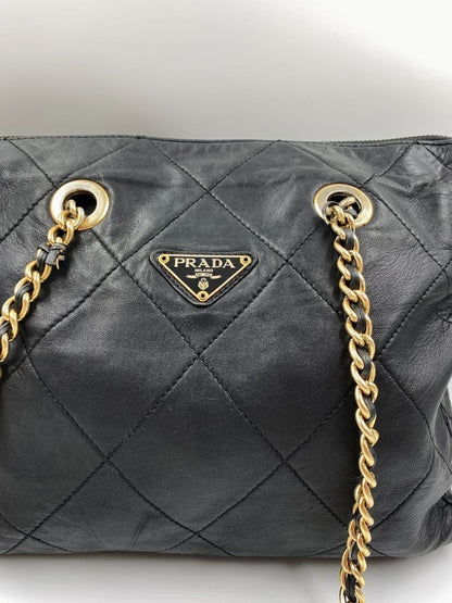 Vintage Prada Leather Tote