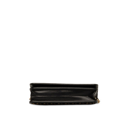 Studded Leather Wallet on Chain - '10s