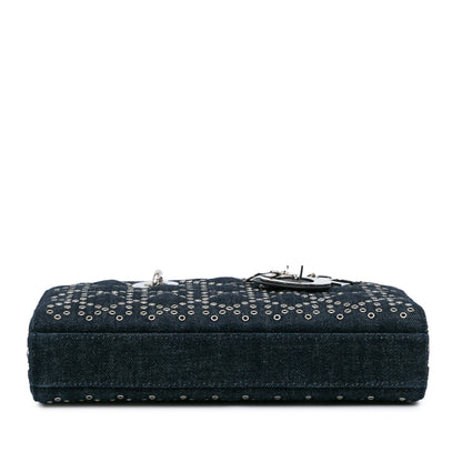 Medium Denim Cannage Eyelet Lady D Joy