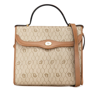 Honeycomb Coated Canvas Satchel
