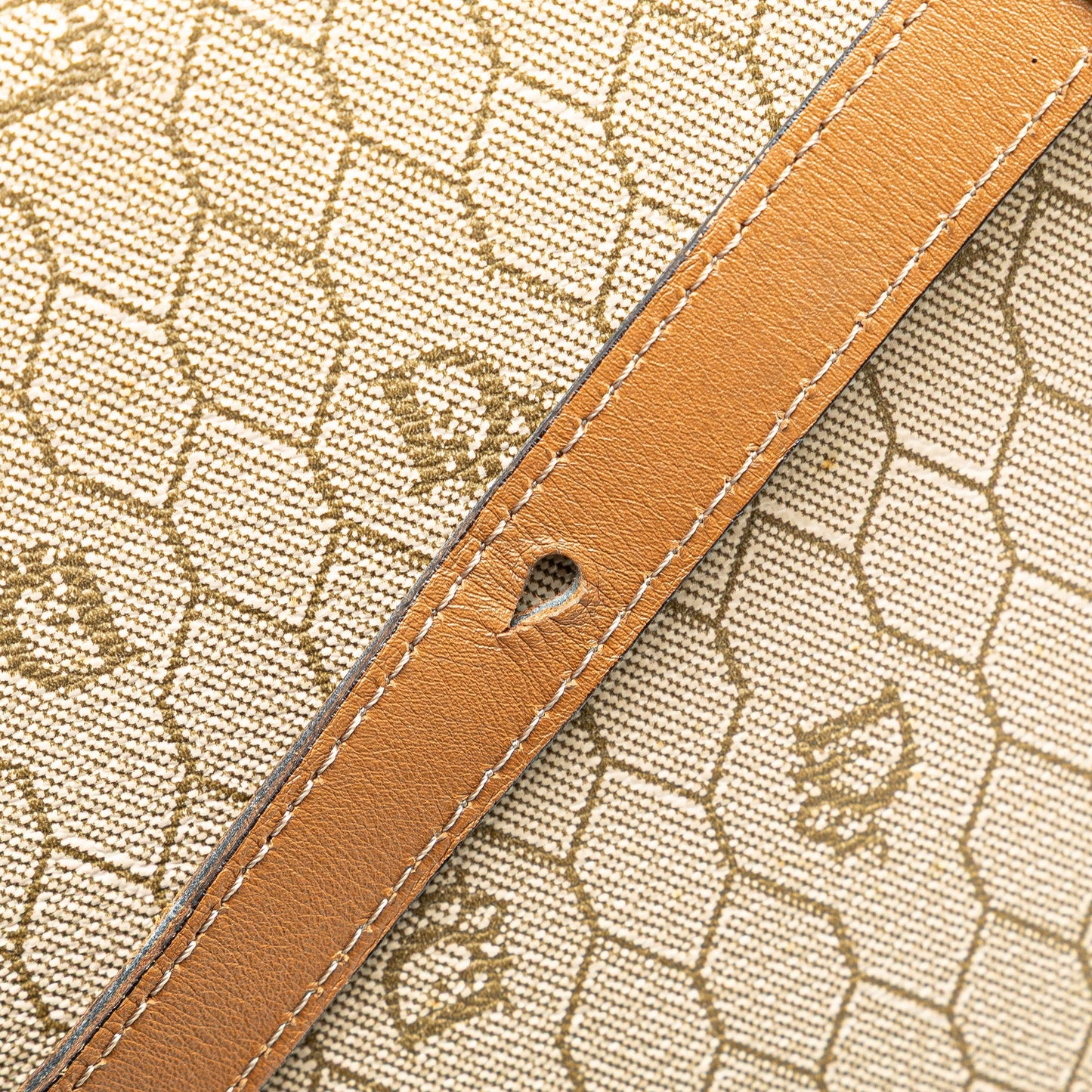 Honeycomb Coated Canvas Satchel