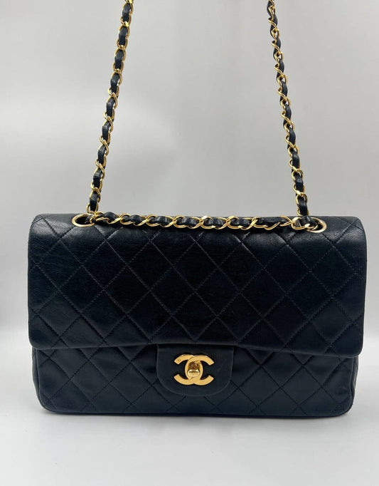 Chanel Classic Double Flap Bag with 24k gold plated hardware
