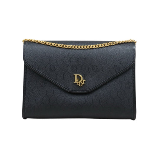 Very Good ( Rank A)｜ Dior Vintage Calf Leather Shoulder Bag Black｜25030616