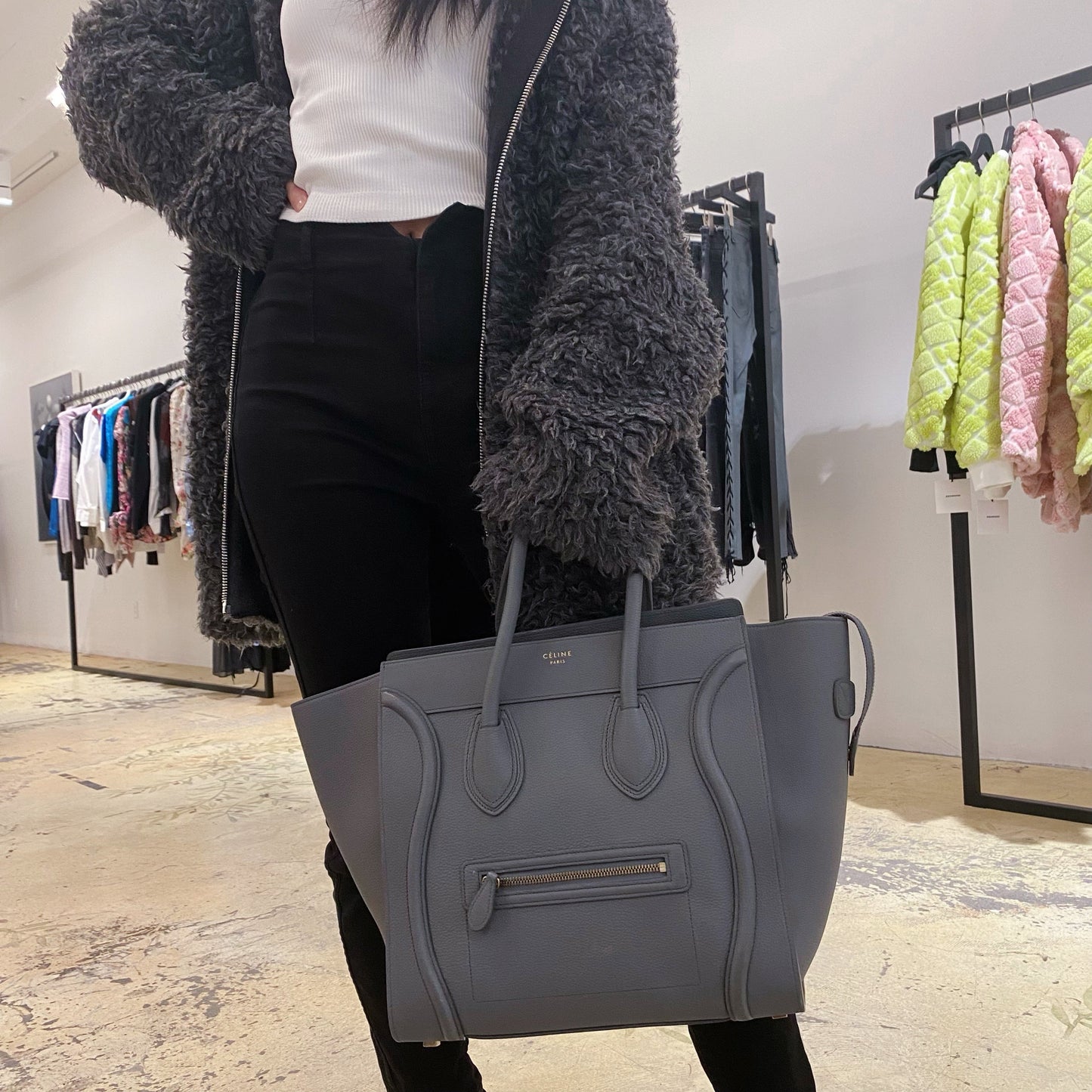 Celine Grey Phantom Bag