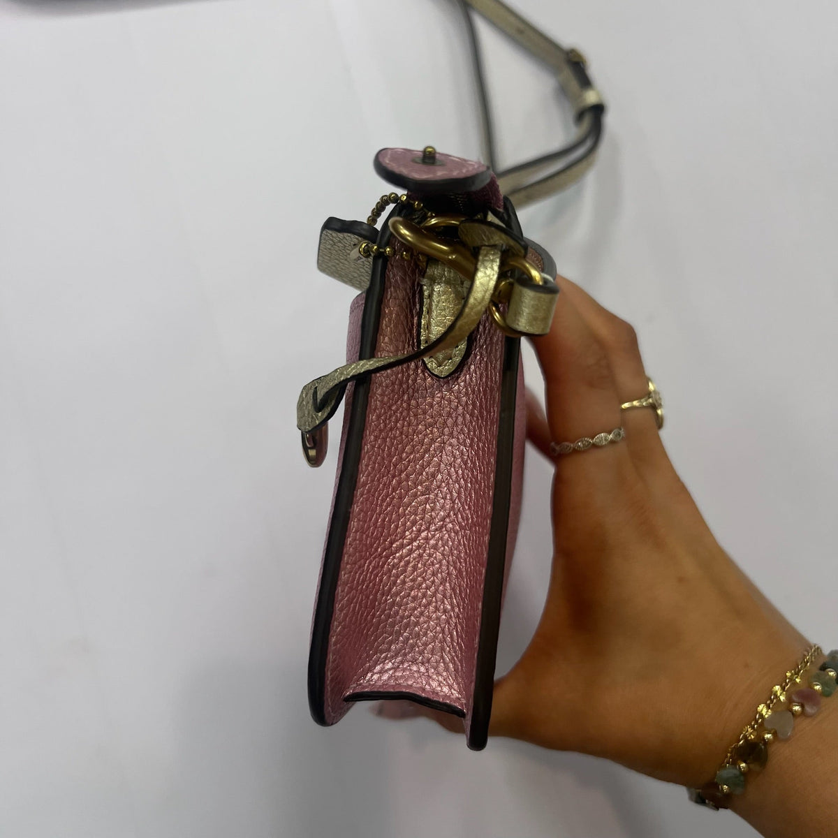 Crossbody Designer By Coach, Size: Medium