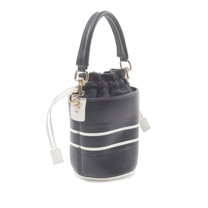 Micro Calfskin Vibe Drawstring Satchel