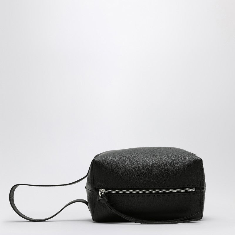Fendi Fendi Roma Black Leather Beauty Case Men