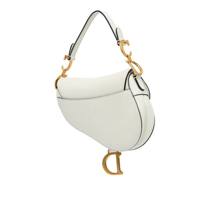 Mini Grained Calfskin Saddle Bag