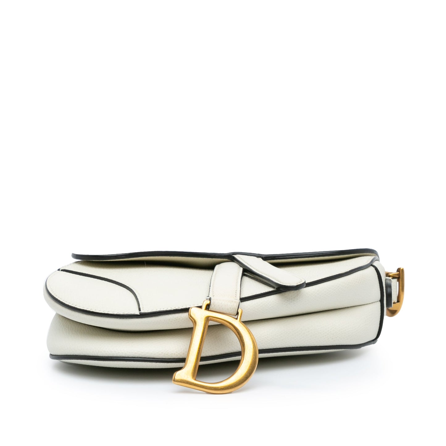 Mini Grained Calfskin Saddle Bag