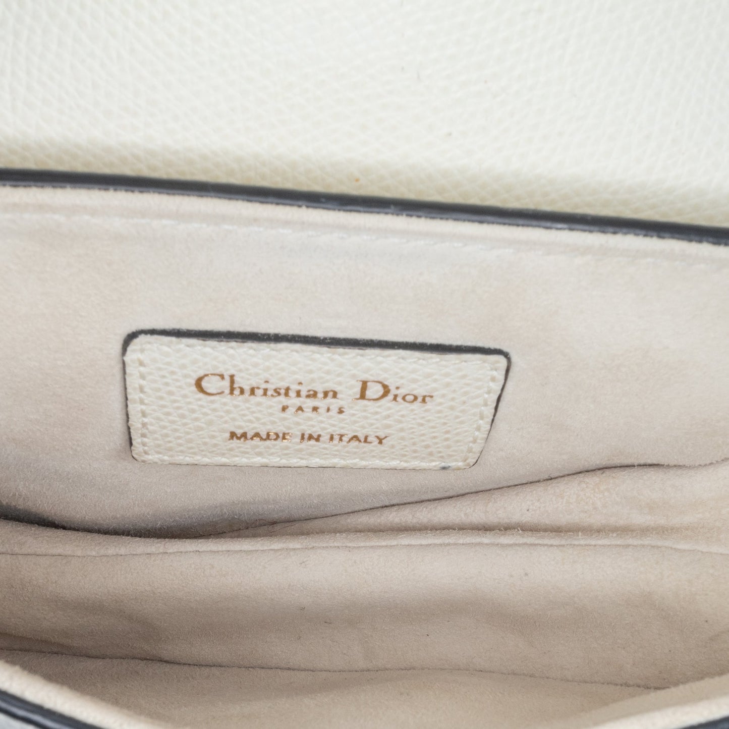 Mini Grained Calfskin Saddle Bag