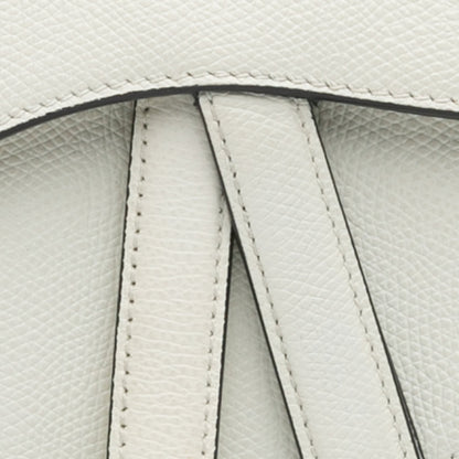 Mini Grained Calfskin Saddle Bag