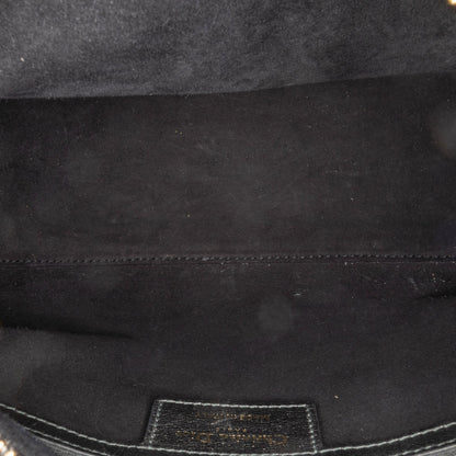 Medium Metallic Calfskin Cannage Lady Dior