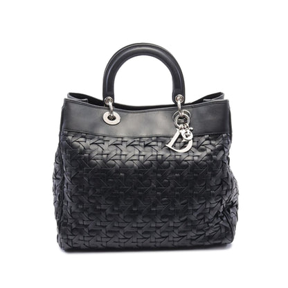 Woven Lambskin Lady Dior Avenue Tote