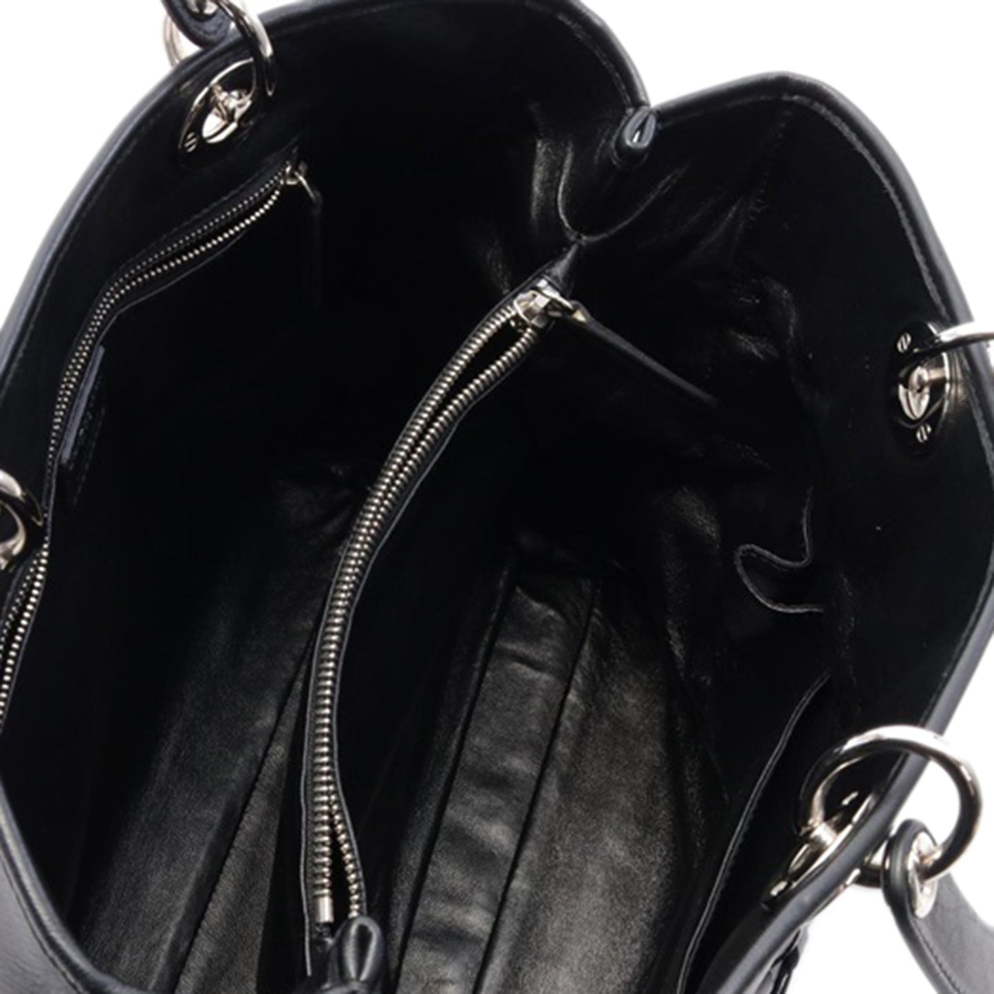 Woven Lambskin Lady Dior Avenue Tote
