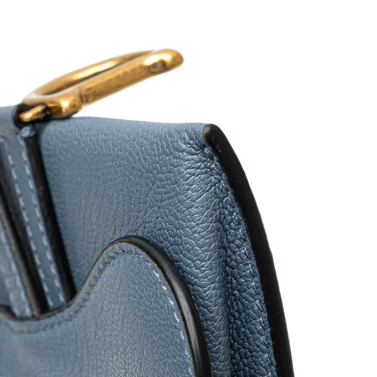 Nano Goatskin Saddle Chain Pouch
