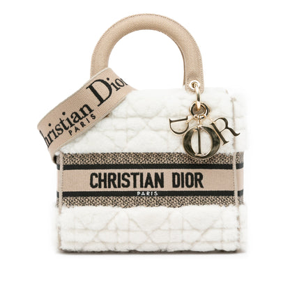 Medium Shearling Cannage Lady D-Lite