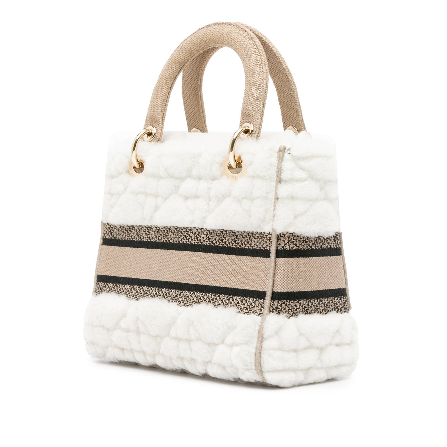 Medium Shearling Cannage Lady D-Lite