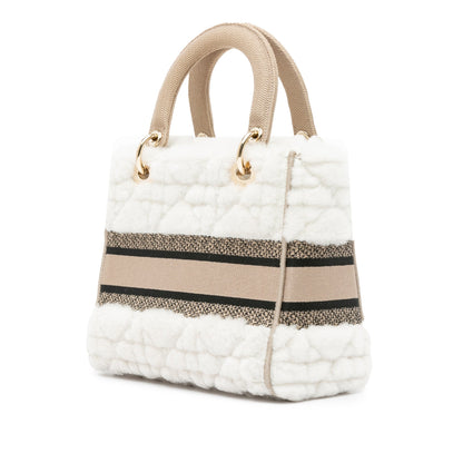 Medium Shearling Cannage Lady D-Lite