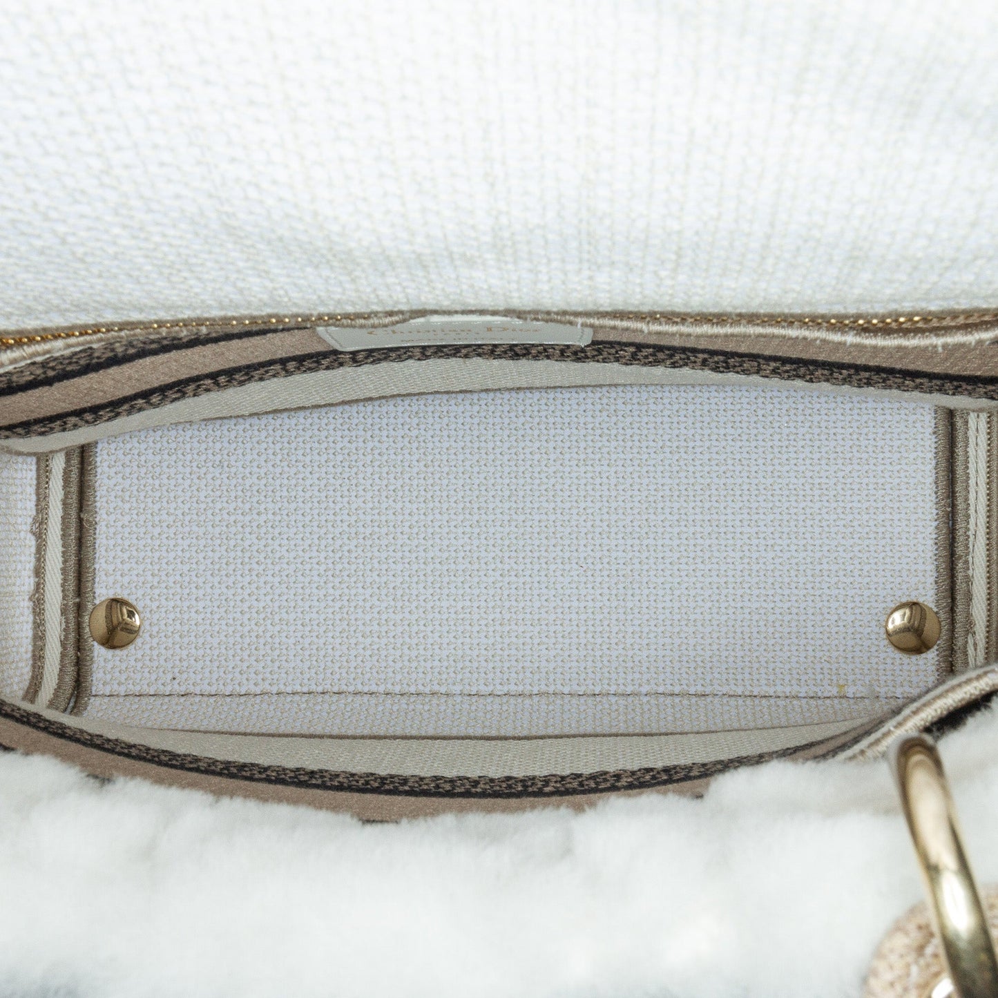 Medium Shearling Cannage Lady D-Lite