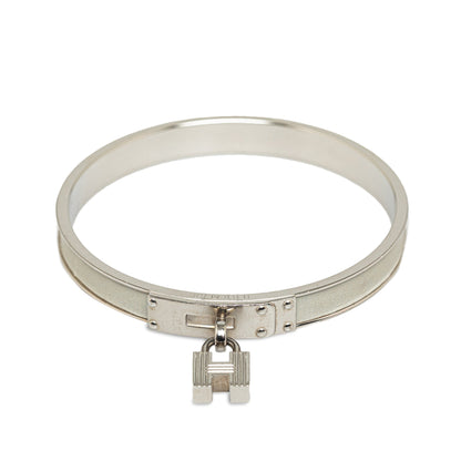 Gray Louis Vuitton Kelly H Lock Bangle Costume Bracelet