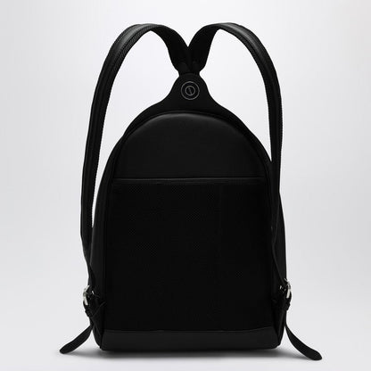 Fendi Black Leather Chiodo Medium Backpack Men