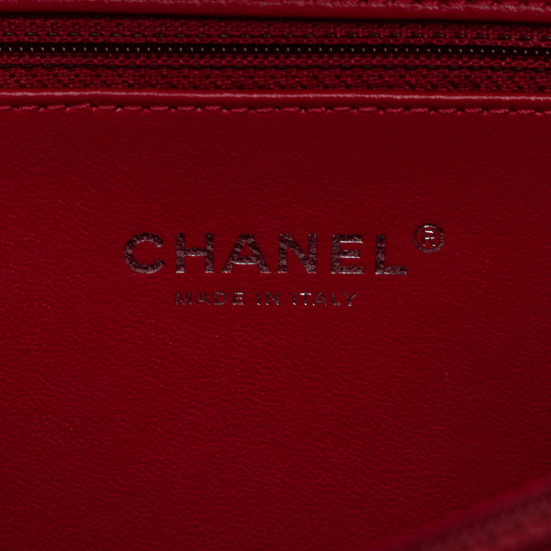 Chanel CC Filigree Vanity Case Leather Shoulder Bag in Excellent condition