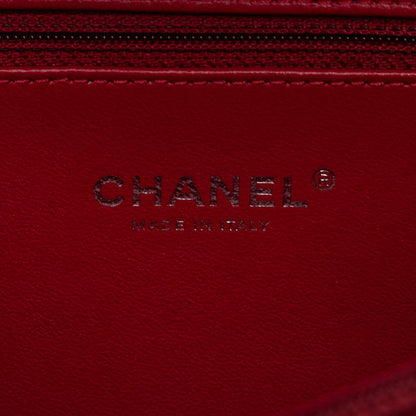 Chanel CC Filigree Vanity Case Leather Shoulder Bag in Excellent condition