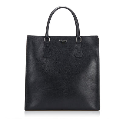 Prada Cinghiale Shopping Tote Bag Black