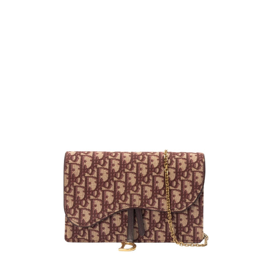 Christian Dior Oblique Jacquard Saddle Pochette